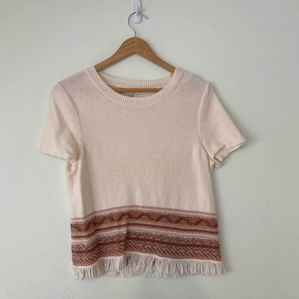 Madewell knit short sleeves top